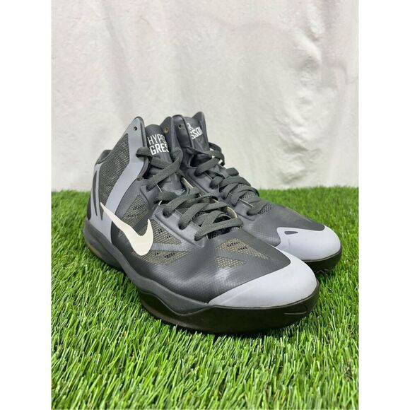 Nike Air Max Hyper Aggressor Men's Size 10 Gray‎ Basketball Shoes (524851-003) - Picture 1 of 8